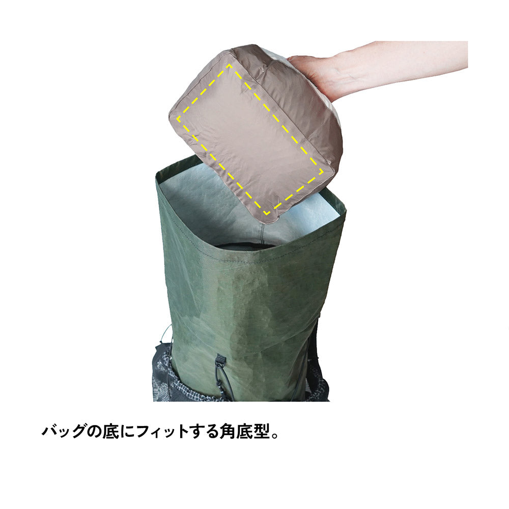 バッグの中で用途別に収納できる巾着袋 / スタッフサック M(5L)