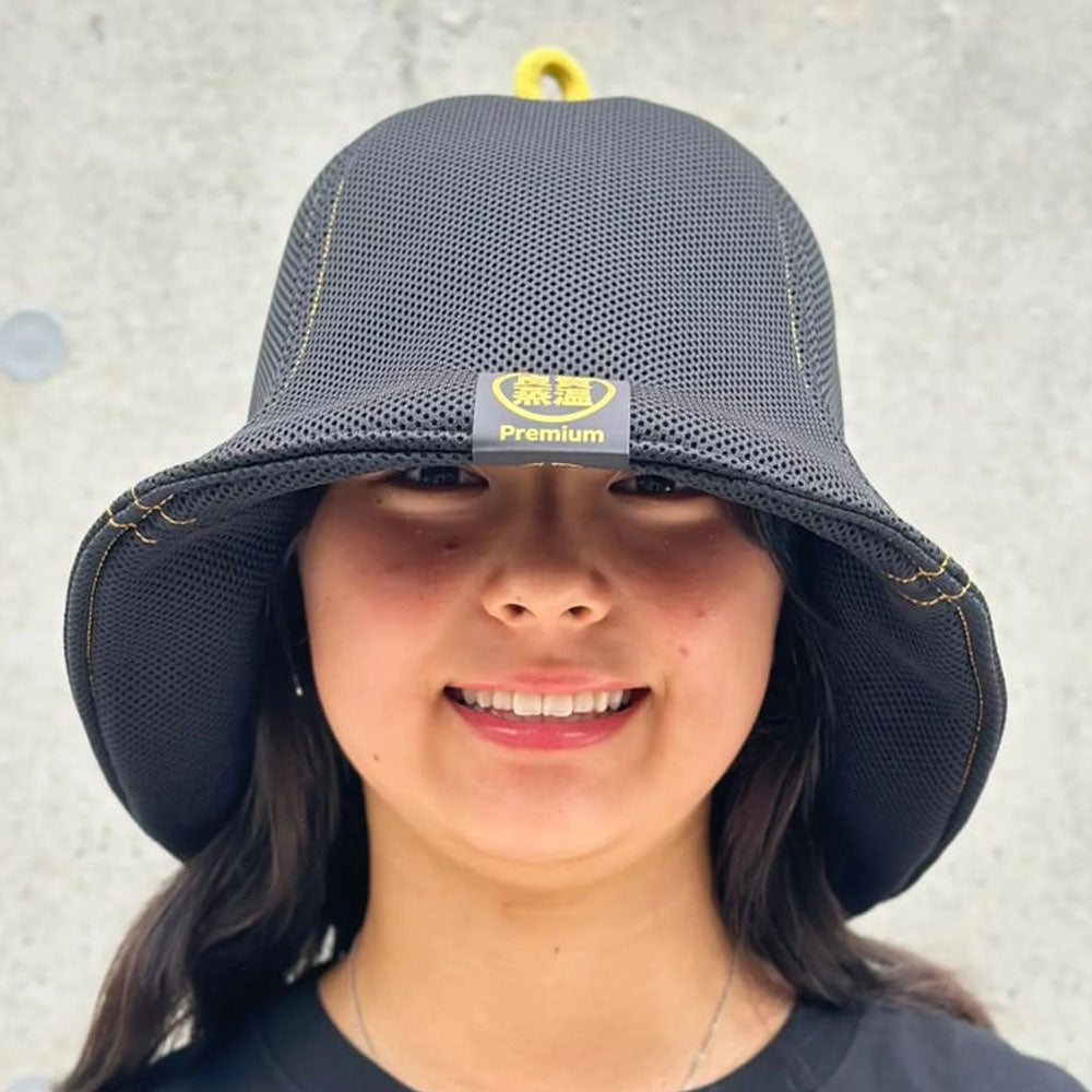 ガチサウナー向け トリプルメッシュサウナハット リバーシブル