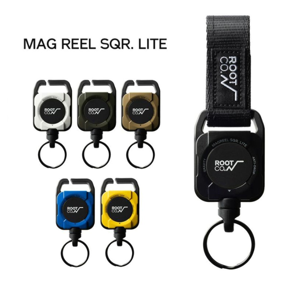 拡張性の高いスリット入りループのマグネット内蔵型コードリールギアホルダー /  GRAVITY MAG REEL SQR. LITE