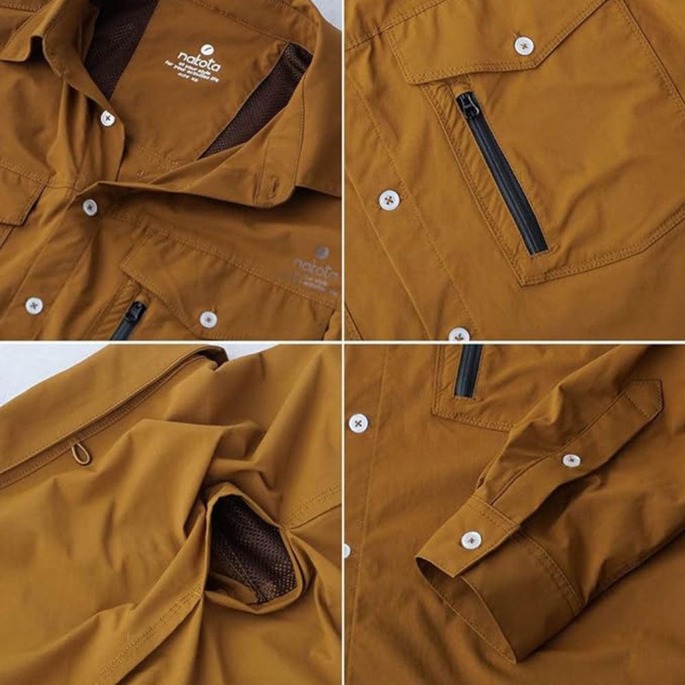 動きやすさを重視した ハイカーズシャツ！アクティビティ ライト シャツ