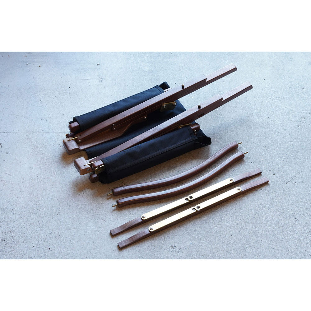 贅沢な時間、キャンプがもっと楽しくなるYURAチェア / ウォールナット